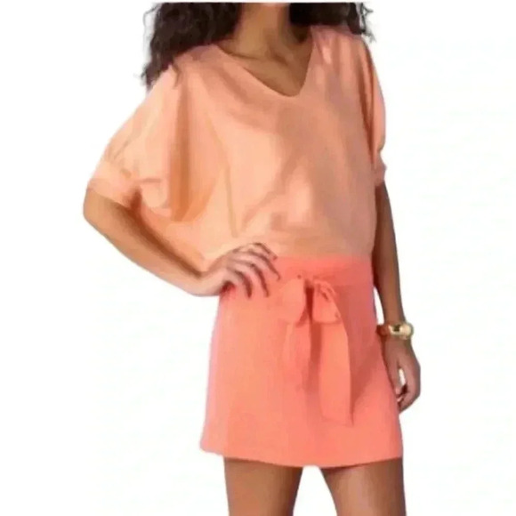 Diane von Furstenberg NWT Edna Pink Puff Sleeve Tie Waist Silk Dress Size 2 - Picture 3 of 16